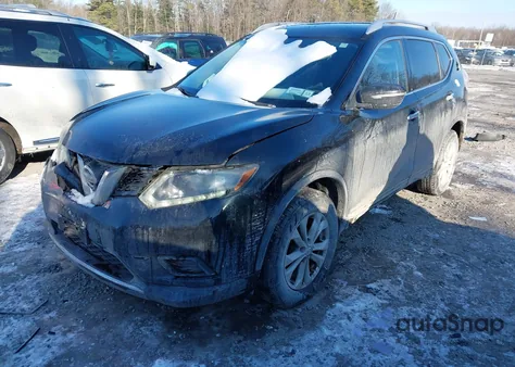 2015 Nissan Rogue Sv from USA, damaged, VIN KNMAT2MV4FP553697